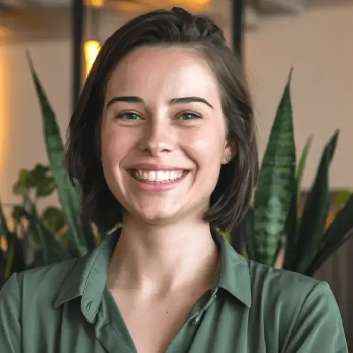 A smiling supervisor that has been successfully trained
