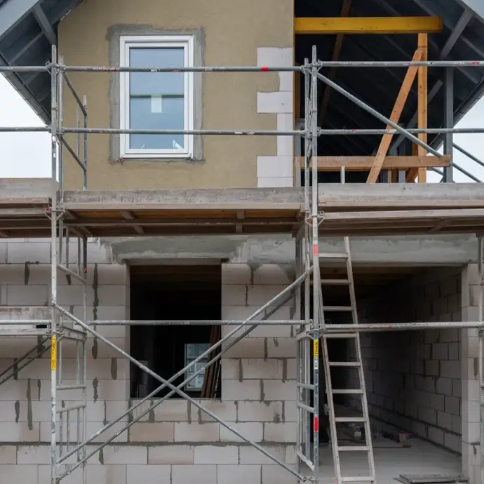 Extension under construction