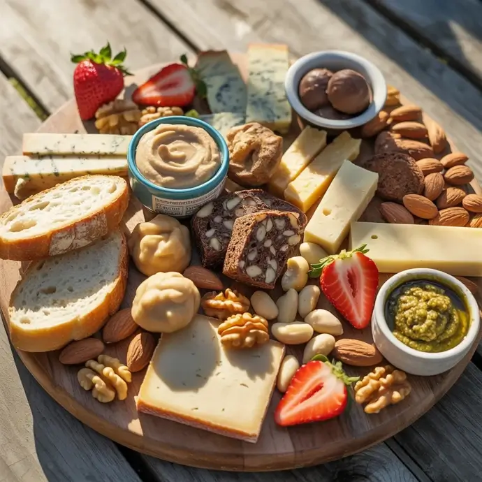 Board of foods containing allergens