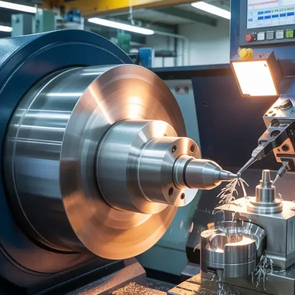 A working CNC lathe