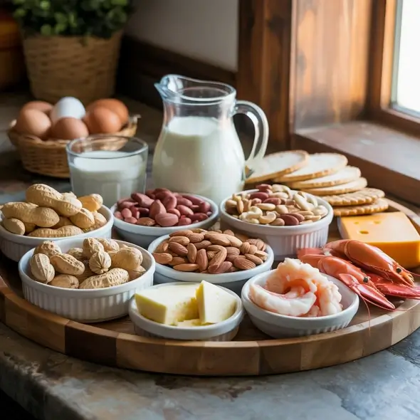 Platter of allergens