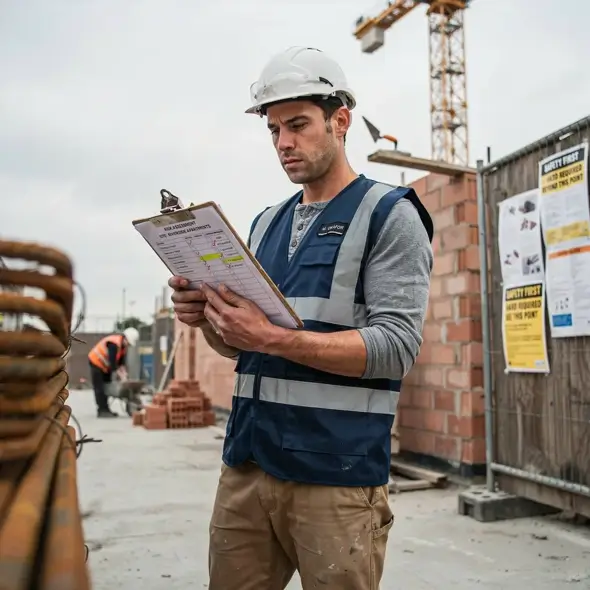 Builder reading risk assessment